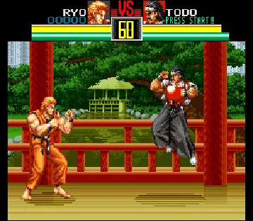 Art of Fighting (USA) screen shot game playing